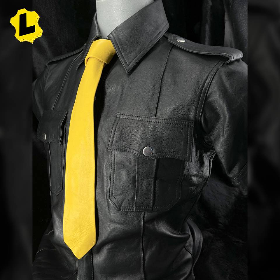 Solid Leather Shirt